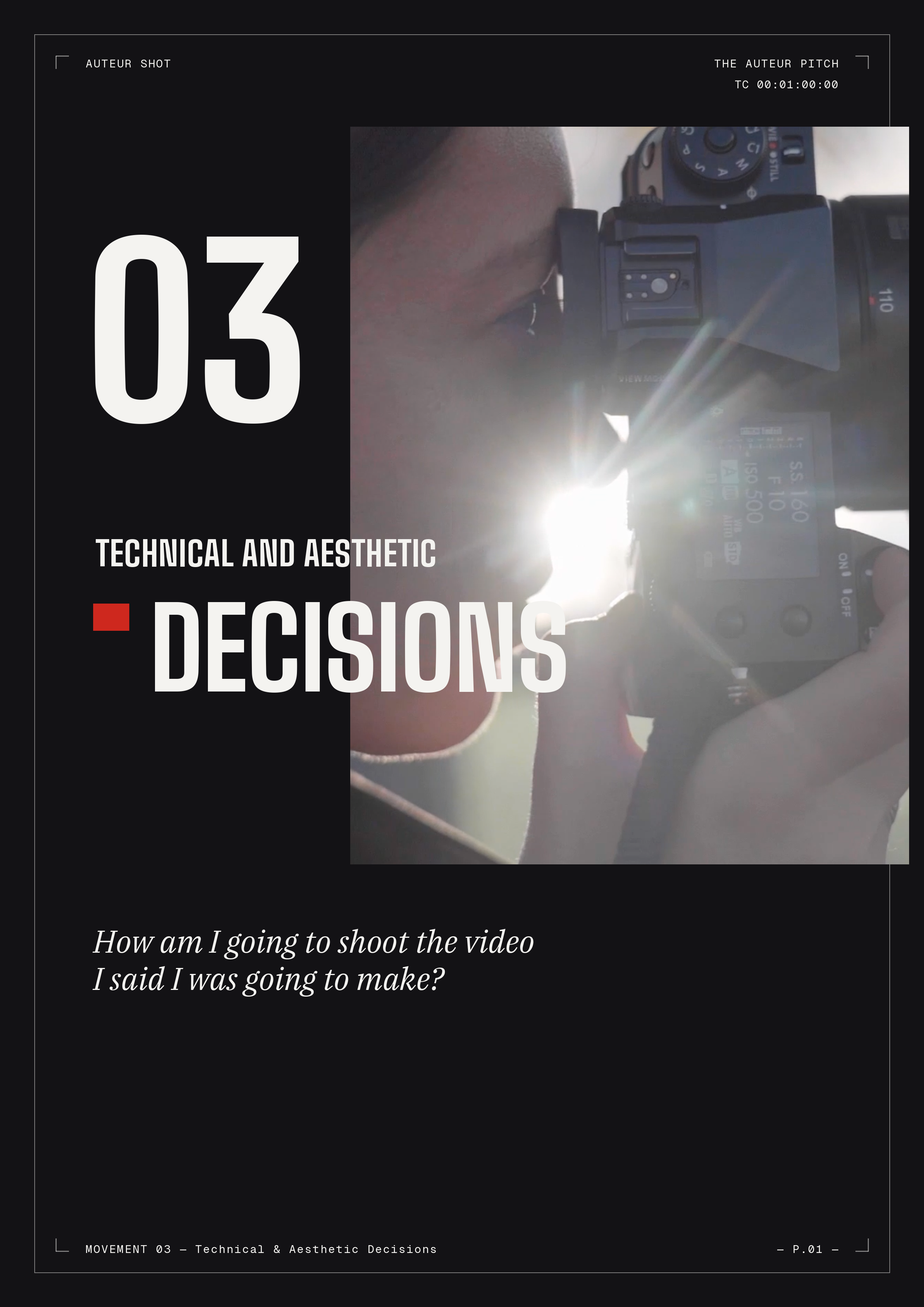Interior pages from The Auteur Pitch filmmaking guide